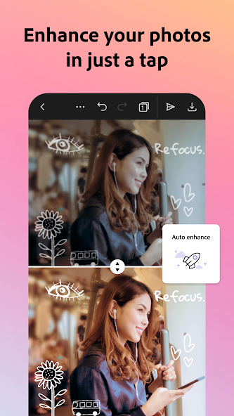Adobe Express скриншот